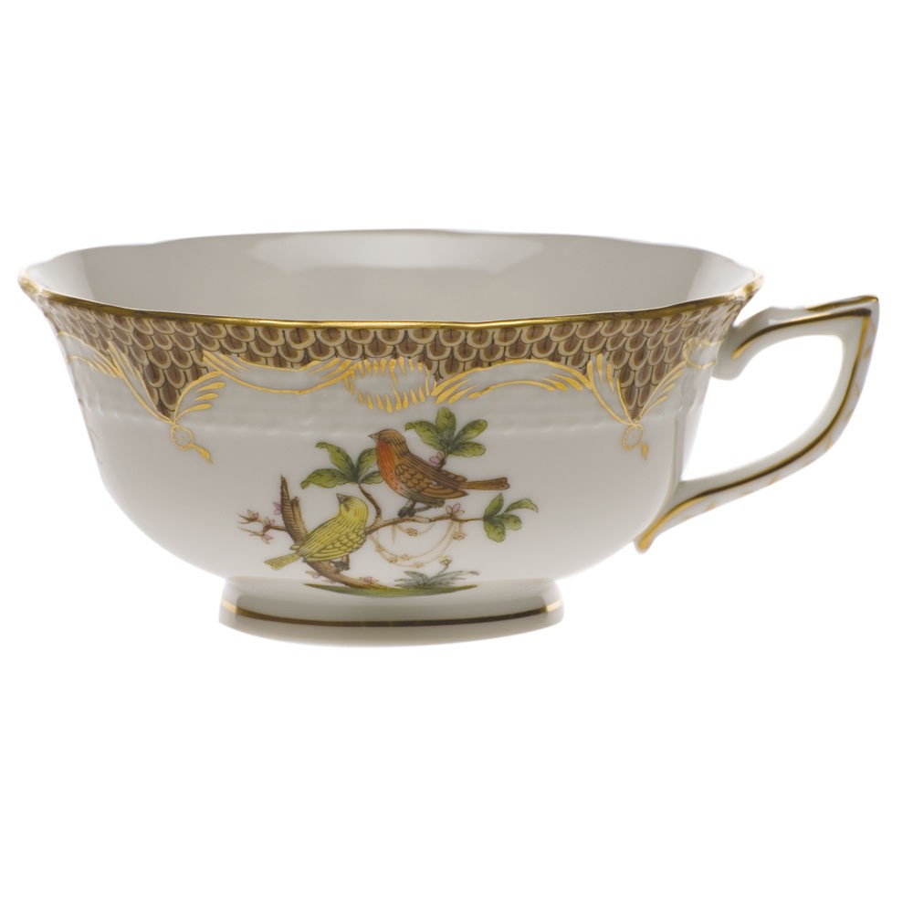 Teacup and Saucer - Rothschild Bird Brown