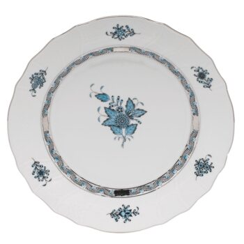 Salad Plate - Chinese Bouquet Tuquoise Platinum