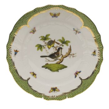 Dinner Plate - Rothshild Bird Green