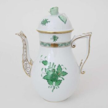 Coffee Pot, rose knob - Chinese Bouquet