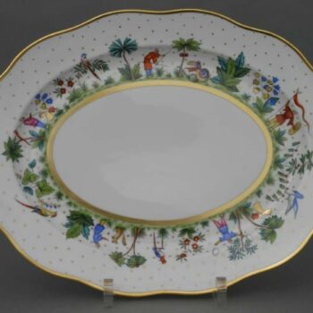 Large Oval dish - Oriental Showmen