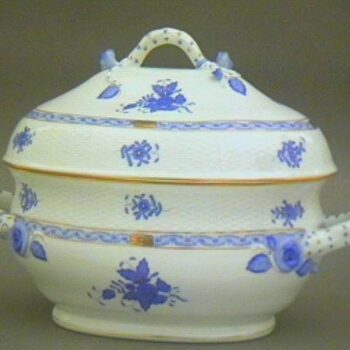 Soup tureen, branch knob - Chinese Bouquet