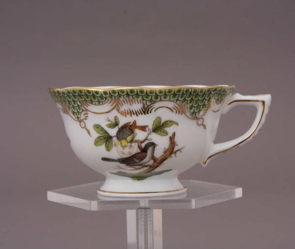 Coffee Cup and Saucer - Rothschild Bird Maroone