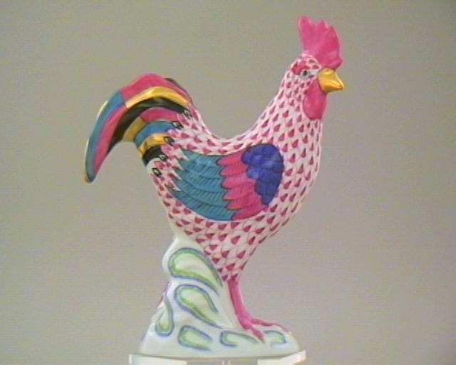 Rooster, looking to the right - Assorted Fishnet Decors