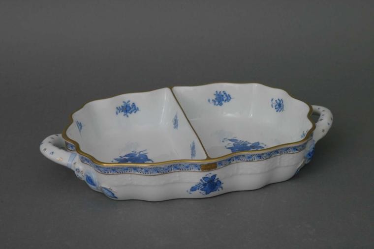 Hors D'ouvre Dish - Chinese Bouquet Blue
