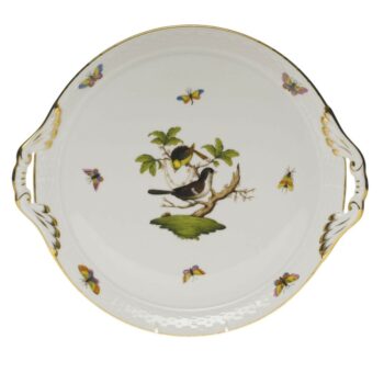 Cake Plate w. handle - Rothschild Bird