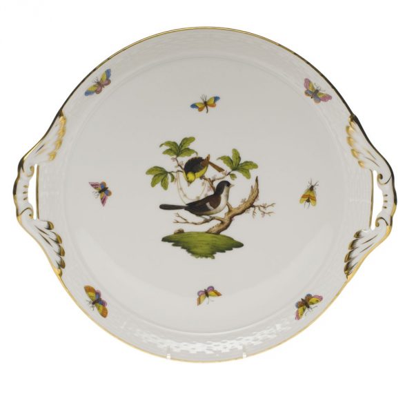 Cake Plate w. handle - Rothschild Bird