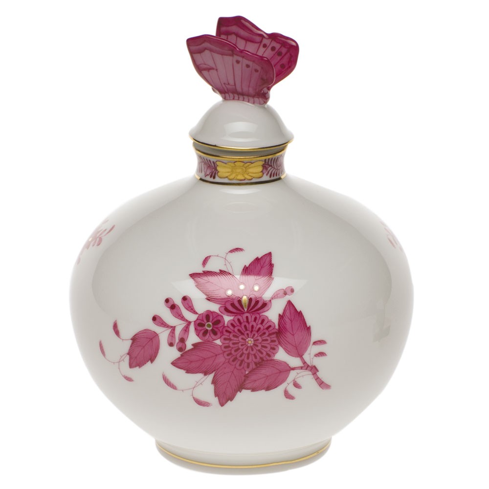 Perfume Bottle, butterfly knob