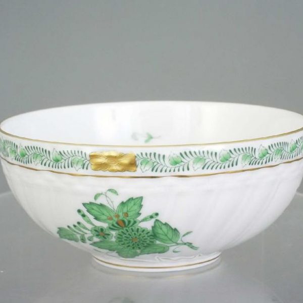 Big Oriental Bowl - Chinese Bouquet Green
