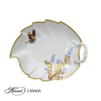 Leaf Dish - Bamboo & Butterfly