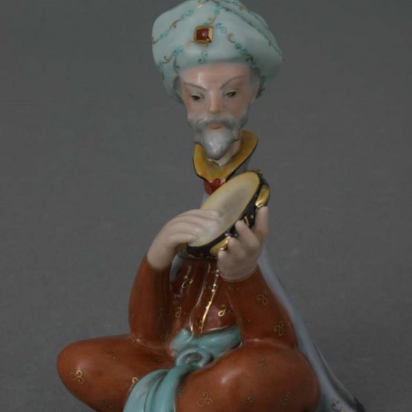 Herend Persian Musician Figurine