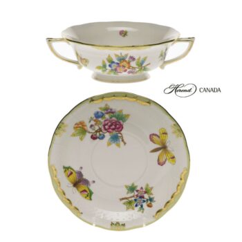 Soup Cup and Saucer - Rothschild Bird