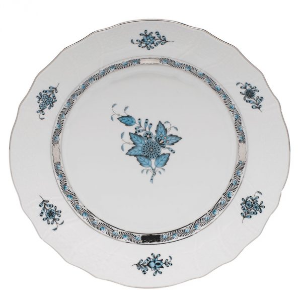 Dinner Plate - Chinese Bouquet Turquoise