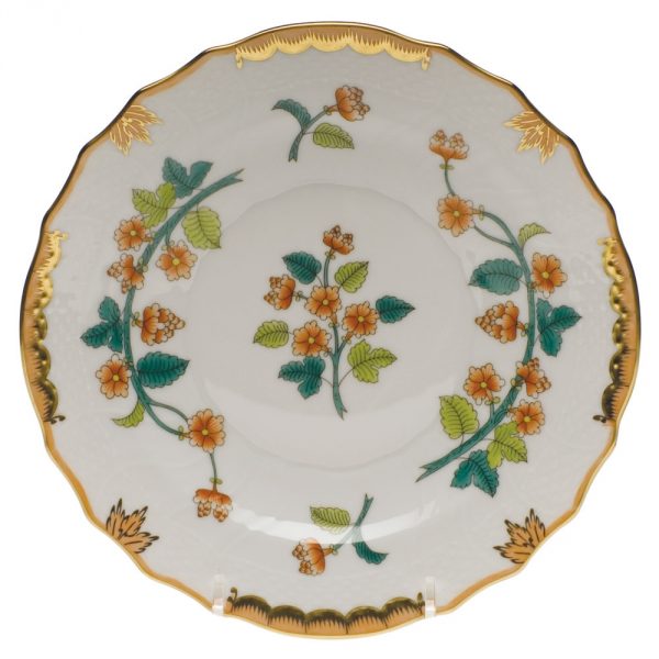 Salad Plate - Chinese Bouquet Rust