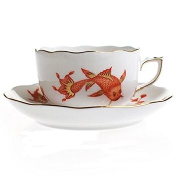 Teacup and Saucer - Ribbon Flower