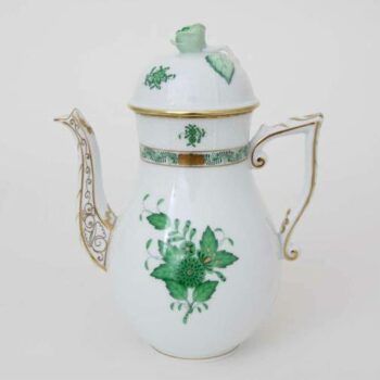 Coffee Pot, rose knob - Chinese Bouquet