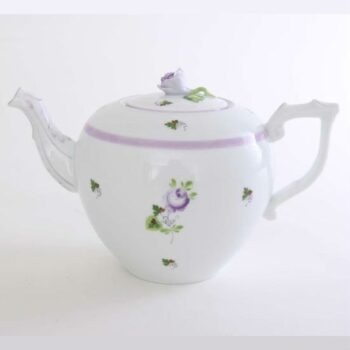 Vienna Rose Purple - Teapot, rose knob