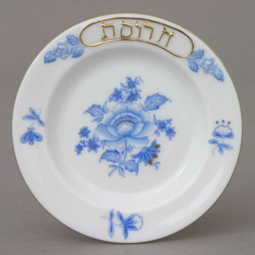 Seder Dish with small plates (6) - Rachael Blue