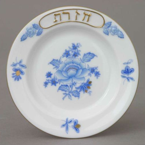 Seder Dish with small plates (6) - Rachael Blue