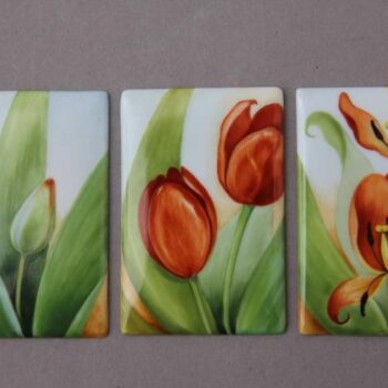 Tulips Triple Tile Picture