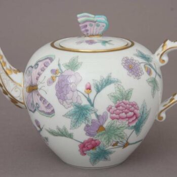 Teapot, butterfly knob - Royal Garden2