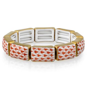 herend-fishnet-rust-bracelet-9-links