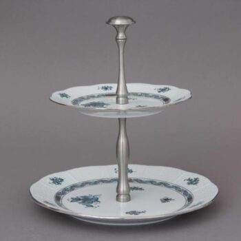 2-tier-fruit-stand-platinum-chinese-bouquet-turquoise