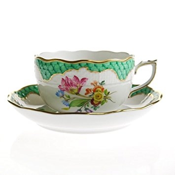 Teacup and Saucer - TF Herend Porcelain