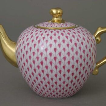 Herend Fishnet Pink - Tea Set for 4