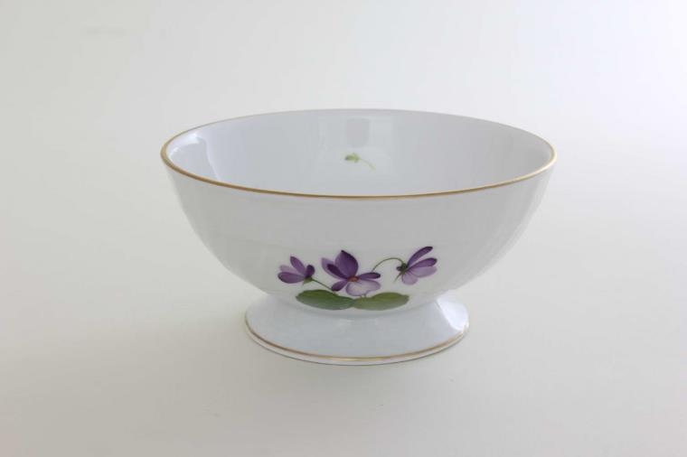 Footed bowl - Golden Edge