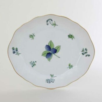 Herend Oval Dish w. Relief