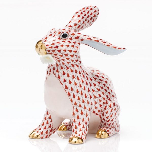 Herend Bunny With Daisy - FIshnet Rust