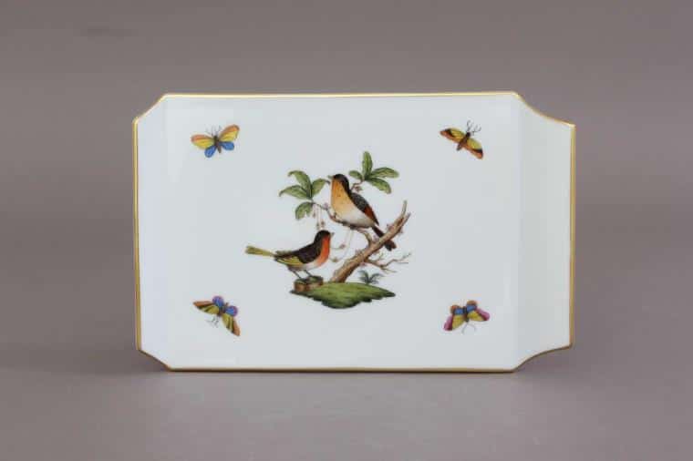 02459-0-00 RO Herend Rothschild Birds Cheese Board