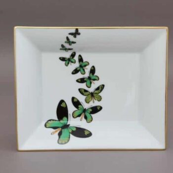 07631-0-00 PLVT-4 Butterfly Jewellery Decor Plate