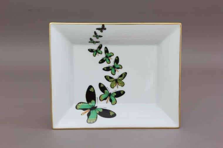 07631-0-00 PLVT-4 Butterfly Jewellery Decor Plate