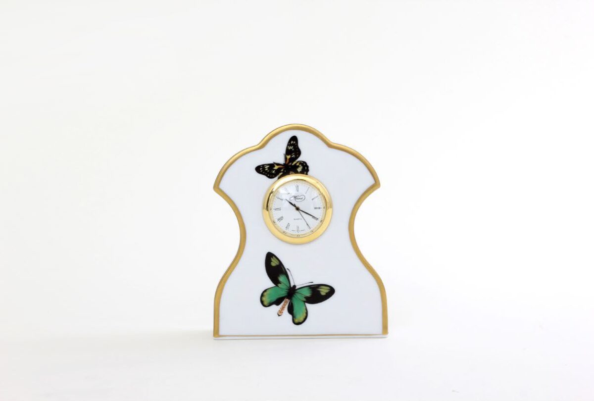 08085000 PLVT-4 Clock Butterfly Herend