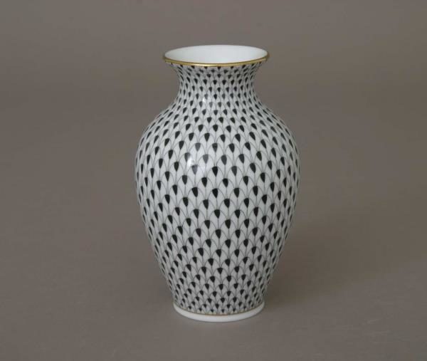 07003-0-00 Flower Vase - Fishnet Black