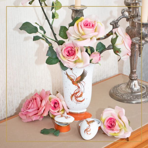 Herend-Vase-Poenix-Porcelain