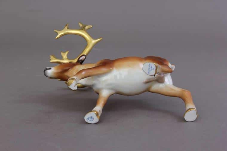 Reindeer Figurine Matt Natural 15659-0-00 MCD1