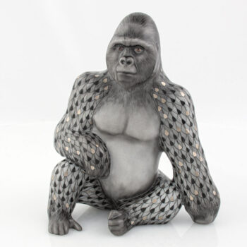 Herend-Gorilla-Silverbak-16156-Reserve