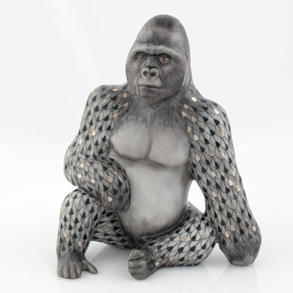 Herend-Gorilla-Silverbak-16156-Reserve