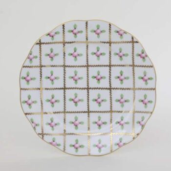 Herend-Sevres-Roses-Dinnerware-Dessert-Plate