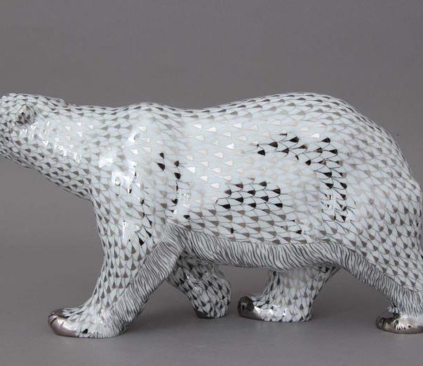 Herend-Porcelain-Animal-Figurine-Polar-Bear-05299000PTVH