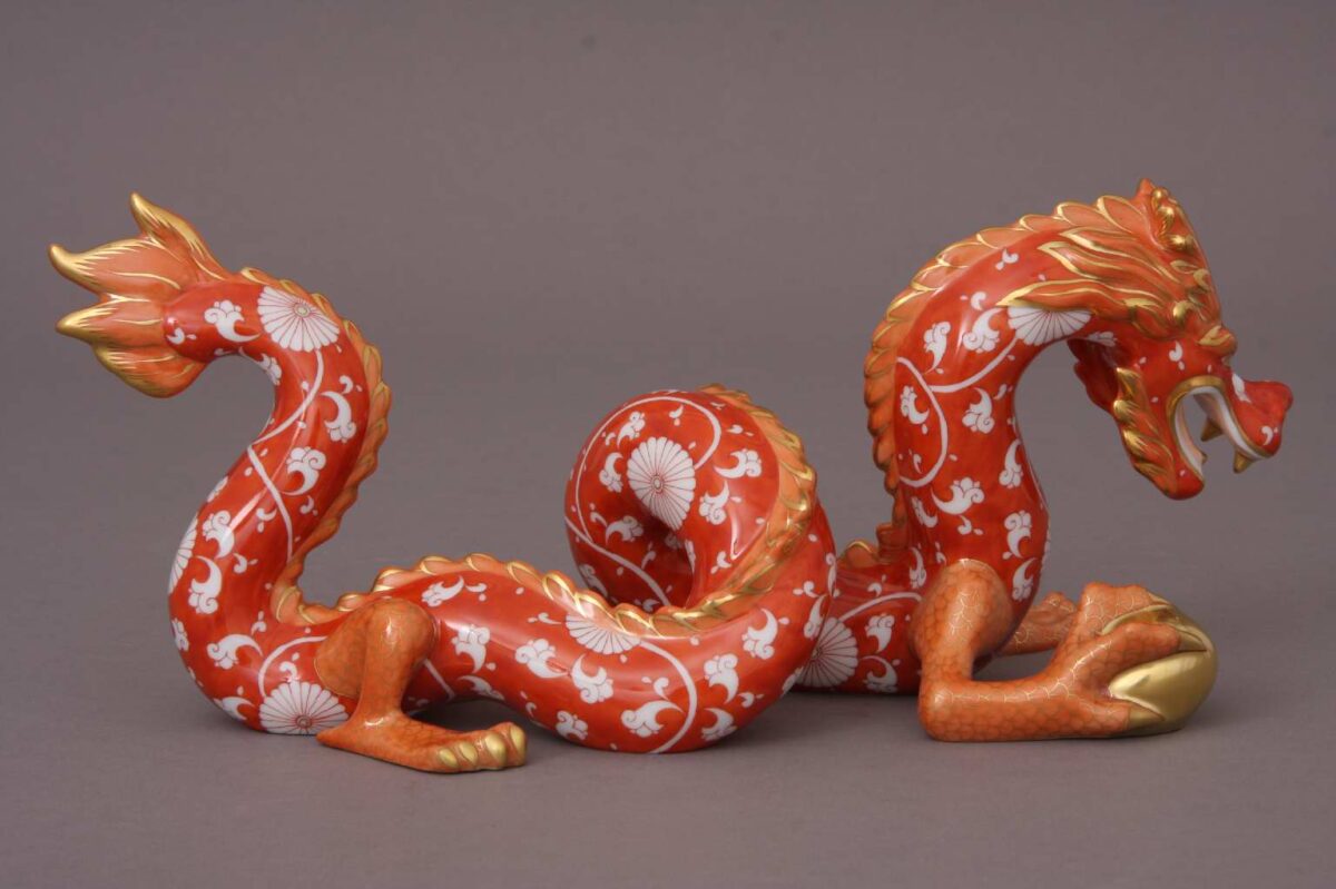 Herend-Large-Dragon-Figurine-CHRY-Orange-15601-2
