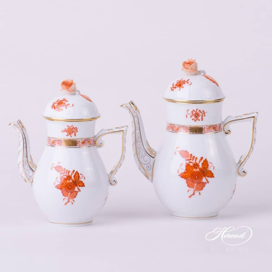 Herend-Espresso-Set-Chinese-Bouquet-Rust-Apponyi-Orange-AOG-Herend-Fine-china-4