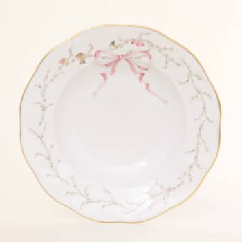20505-0-00 EDENPS-2-Herend-Butterfly-EDEN-Pink-Soup-Plate