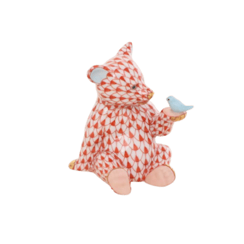 Herend-Fishnet-Bear-Bird-Figurine-16021-0-00-VH