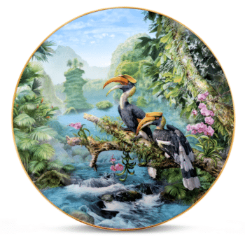 Herend-Toucan-Wall-Plate-Large-Limited-Edition