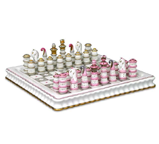 Herend-Open-Work-Chess-Set