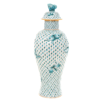 Herend-Blue-Felicity-Vase-Butterfly-Knob